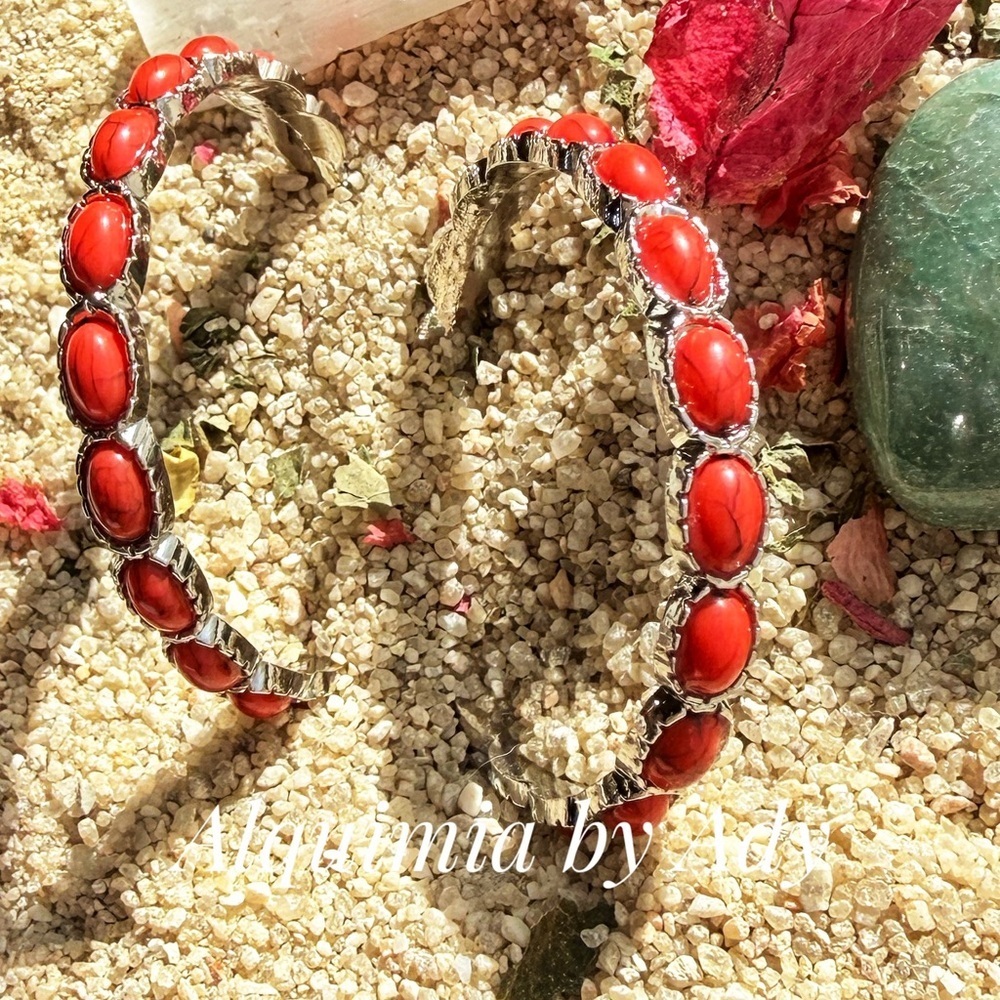 Turquoise Ranch Hoops — Silver Wire & Desert Beads